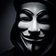 Máscara de Guy Fawkes popularizada por V de Vendetta y adoptada por los hacktivistas de Anonymous como insignia